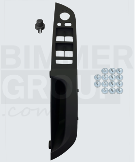Maniglia porta lato guida nera per BMW Serie 3 (E90/E91)
