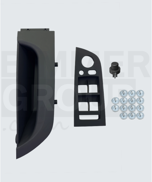 Maniglia porta lato guida nera per BMW Serie 3 (E90/E91)