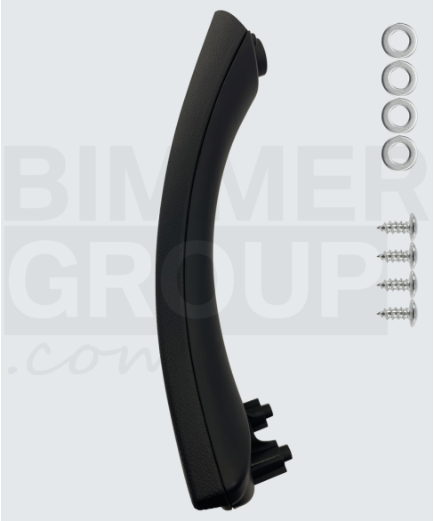 Maniglia porta passeggero nera per BMW Serie 3 (E90/E91/E92/E93)