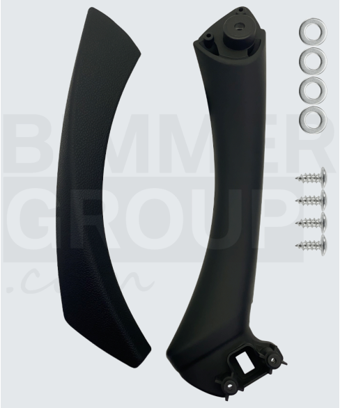 Maniglia porta passeggero nera per BMW Serie 3 (E90/E91/E92/E93)