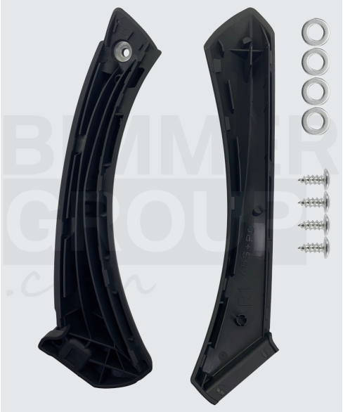Maniglia porta passeggero nera per BMW Serie 3 (E90/E91/E92/E93)