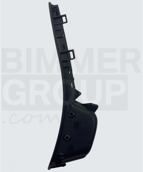 Maniglia porta lato guida nera per BMW Serie 5 (F10/F11/F07)