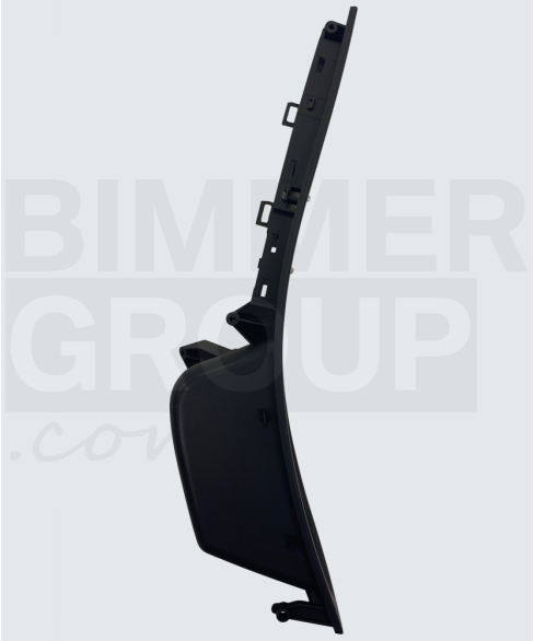 Maniglia porta lato guida nera per BMW Serie 5 (F10/F11/F07)