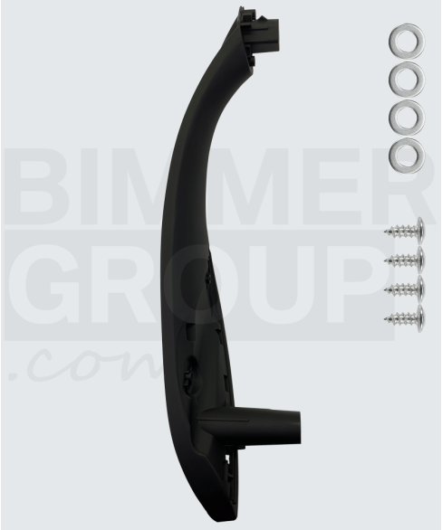 Maniglia porta lato passeggero nera per BMW Serie 3, Serie 4, M3, M4 (F30/F31/F32/F33/F34/F36 F80/F82/F83)
