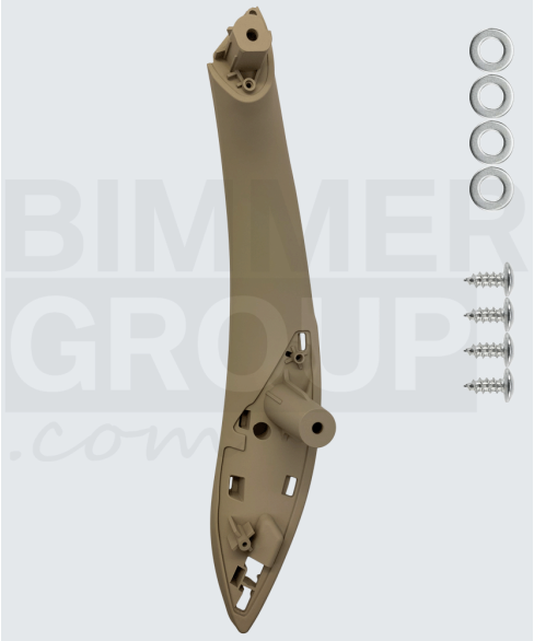 Maniglia porta posteriore destra oyster per BMW Serie 3, Serie 4, M3, M4 (F30/F31/F34/F36/F80)