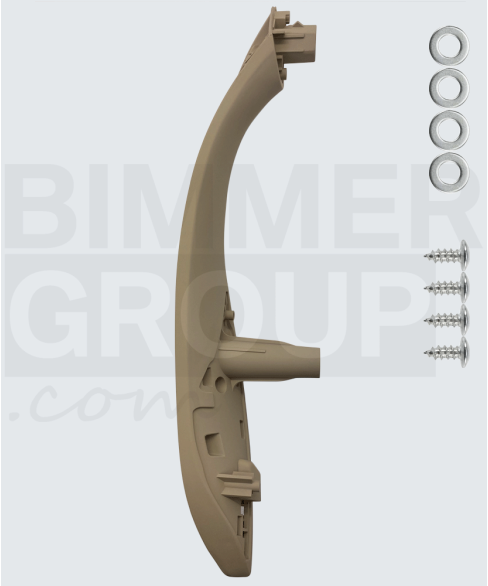 Maniglia porta posteriore destra oyster per BMW Serie 3, Serie 4, M3, M4 (F30/F31/F34/F36/F80)